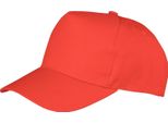 Result Headwear - Cappellino Da Baseball "Boston"" RW9750 (Taglia Unica) (Rosso)"