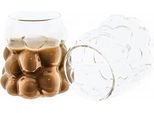 4 Pezzi. Set Di Bicchieri Mulex Cappuccino Bicchieri Da Bere 350 Ml Bolla Resistente Al Calore