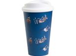 Hy - Tazza Da Viaggio "Thelwell Collection"" BZ5039 (Taglia Unica) (Blu Navy/Rosso)"