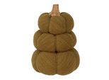 Clayre & Eef Decorazione Zucca Ø 13X18 Cm Poliestere Verde
