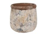 Vaso Da Fiori Clayre & Eef Ø 18X17 Cm Beige Terracotta