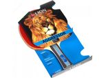 Lion - Mazza Da Tennis Da Tavolo "Aggressor"" CS1158 (Taglia Unica) (Nero/Rosso)"