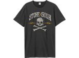 Amplified - Maglietta "Skull"" Per Uomo/Donna Unisex GD1847 (3XL) (Charcoal)"