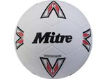 Mitre - Pallone Da Calcio "2024"" Con Punti In Rilievo CS1940 (4) (Bianco/Nero/Rosso)"