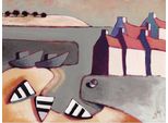 Derek Melville - Leinwanddruck "Harbour Inlet"" PM9653 (80 Cm X 60 Cm) (Bunt)"
