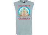 Amplified - Top Senza Maniche "Powerslave"" Per Uomo/Donna Unisex GD1841 (M) (Strange Blue)"