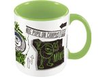 Monsters University - Tazza Da Caffè PM9670 (Taglia Unica) (Bianco/Verde/Nero)