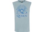 Amplified - Top Senza Maniche "Line Art"" Per Uomo/Donna Unisex GD1818 (M) (Strange Blue)"