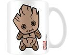 Marvel - Tazza Da Caffè, Kawaii PM9113 (Taglia Unica) (Bianco/Marrone)