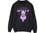 Disney - Felpa "The Little Mermaid Mum Is The Boss"" Da Donna BI42330 (M) (Nero)"