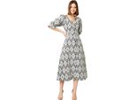 Dorothy Perkins - Abito Midi Con Bottoni Per Donna DP4670 (38 It) (Nero)