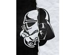 Star Wars - Stampa Su Tela "Metà / Metà"" PM9210 (80 Cm X 60 Cm) (Nero/Bianco)"