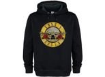 Amplified - Felpa Con Cappuccio "Drum"" Per Uomo/Donna Unisex GD1226 (S) (Nero)"