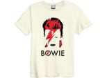 Amplified - Maglietta "Aladdin Sane"" Per Uomo/Donna Unisex GD1700 (S) (Bianco)"