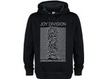 Amplified - "Unknown Pleasures"" Kapuzenpullover FüR Herren/Damen Unisex GD1236 (M) (Schwarz)"