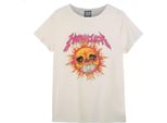 Amplified - Maglietta "Neon Sun"" Da Donna GD1706 (Xl) (Bianco Sporco)"