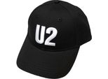 U2 - Cappellino Da Baseball Per Uomo/Donna Unisex RO10690 (Taglia Unica) (Nero/Bianco)