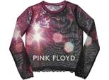Pink Floyd - Maglietta "Knebworth '90"" Da Donna A Maniche Lunghe RO10783 (L) (Nero)"