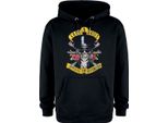 Amplified - Felpa Con Cappuccio "Top Hat Skull"" Per Uomo/Donna Unisex GD1281 (Xxl) (Charcoal)"