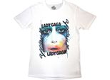 Lady Gaga - Maglietta Uomo/Donna Unisex RO10818 (S) (Bianco)