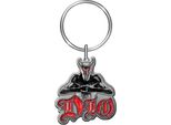 Dio - Portachiavi Logo "Murray"" RO10971 (Taglia Unica) (Argento/Nero/Rosso)"