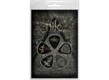 Nilo - Plettro "What Should Not Be Unearthed"" 5-Pack RO10936 (Taglia Unica) (Nero/Grigio)"