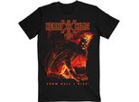 Kerry King - Maglietta "From Hell I Rise Hell King"" Uomo/Donna Unisex RO11037 (Xl) (Nero)"