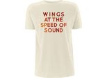 Paul Mccartney - Maglietta "Wings At The Speed Of Sound"" Per Bambini/Donne Unisex RO10742 (L) (Sabbia)"