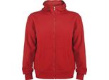 Roly - Felpa Con Cappuccio "Montblanc"" Per Uomo/Donna Unisex PF4276 (Xxl) (Rosso)"