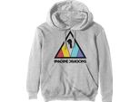 Imagine Dragons - Felpa Con Cappuccio Per Uomo/Donna Unisex RO6945 (Xxl) (Bianco Naturale)