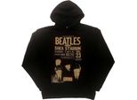 The Beatles - Felpa Con Cappuccio "Shea '66"" Per Uomo/Donna Unisex RO4869 (S) (Nero)"