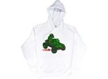 Gorillaz - Felpa Con Cappuccio Per Uomo/Donna Unisex RO4861 (L) (Bianco)