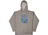The Beatles - Felpa Con Cappuccio "Sub Montage"" Per Uomo/Donna Unisex RO5049 (Xxl) (Grigio)"