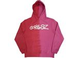 Gorillaz - Felpa Con Cappuccio Logo Per Uomo/Donna Unisex RO9440 (Xl) (Rosso)