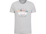 Mountain Warehouse - Maglietta "Great British Weather"" Da Uomo MW2785 (Xs) (Grigio)"