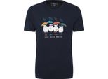 Mountain Warehouse - Maglietta "Great British Weather"" Per Bambini MW2785 (M) (Marineblau)"