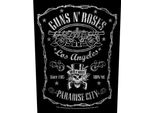 Guns N Roses - Toppa "Paradise City"" RO11050 (Taglia Unica) (Nero/Bianco)"