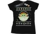 Star Wars - Maglietta "The Mandalorian The Child"" Da Donna BI42957 (Xl) (Nero)"