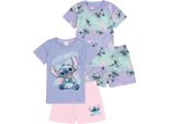 Lilo & Stitch - Pigiama Con Pantaloncini "Just Chill"" Per Bambina (Confezione Da 2) NS8208 (158-164) (Multicolore)"