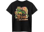 Teenage Mutant Ninja Turtles - Maglietta Per Bambini A Maniche Corte NS8315 (158-164) (Nero)