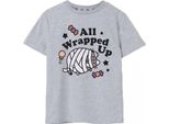 Pusheen - Maglietta "Halloween Mummy"" Per Bambina NS8187 (146-152) (Grigio)"