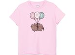 Pusheen - Maglietta "Bye"" Per Bambina A Maniche Corte NS8181 (158-164) (Rosa)"