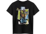 Teenage Mutant Ninja Turtles - Maglietta Da Ragazzo A Maniche Corte NS8316 (116) (Nero)