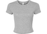 Bella + Canvas - Top Corto Da Donna RW10057 (Xxl) (Grigio Atletico)