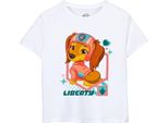 Paw Patrol - Maglietta "Liberty"" Per Bambina NS8388 (116) (Bianco)"