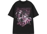 Monster High - Maglietta "Fangtastic"" Da Donna A Maniche Corte NS8340 (Xxl) (Nero)"