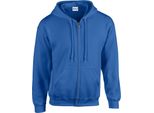 Gildan - Felpa Con Cappuccio A Zip Intera Per Uomo/Donna Unisex RW10096 (M) (Royal Blue)