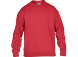 Gildan - Felpa Girocollo Per Bambini RW10072 (158-164) (Rosso)