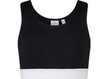 Sf Minni - Top Corto "Fashion"" Per Ragazze RW9256 (146-152) (Nero/Bianco)"