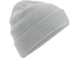 Berretto In Cotone Organico Beechfield RW7085 (Taglia Unica) (Grigio Chiaro)